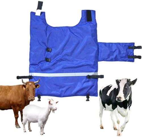 Smileshiney Wadendecke, Schafsdecke Wadenwarme Kleidung Wadenschutzmantel,Kuhdecke Ziegendecke,Winter Verstellbar Wadenmantel Wasserdicht Kälberdecke, Schafsdecke Wadenwarme Winddichter Kleidung