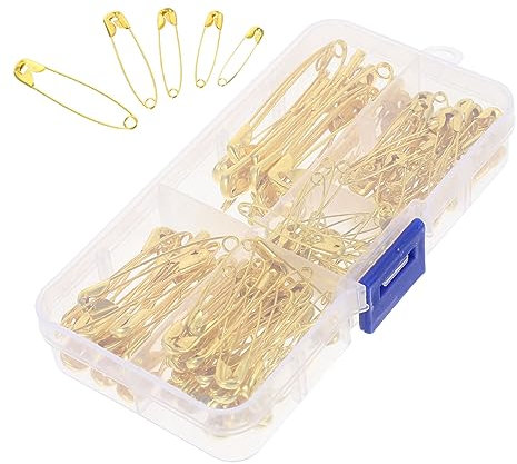 HOODANCOS 150stücke Sicherheitsnadeln Brosche Zum Befestigen Von Kleidung Etikett Pin Sicherheitsnadel Für DIY-bastelarbeiten Und Dekoration