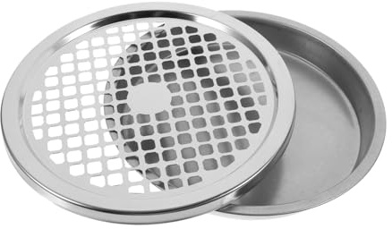 Coperchio per Bidone Griglia e Posacenere, Acciaio Inox Argento | Hotel e Vari Contesti, Spegne Fumo, Riduce Odori, di Accessorio