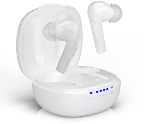 Retekess TE101 Hörverstärker für Senioren, wiederaufladbarer Soundverstärker, Geräuschunterdrückung, 16 Kanäle, APP zum selbstanpassen des Hörverstärker, In-Ear-Erkennung zur Vermeidung von Heulen