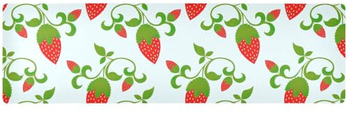 ZRWLUCKY Sottopentola lunghi eleganti con motivo floreale per pentole e padelle calde, in schiuma resistente al calore e impermeabile, runner da tavola per piatti caldi, 90 x 30 cm