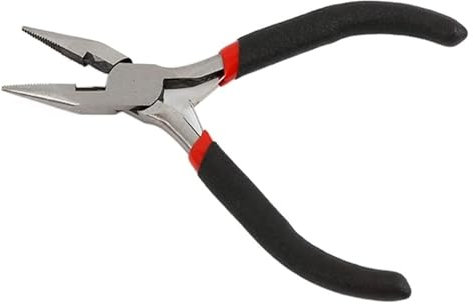 Pliers,Long Nose Pliers,Combination Pliers, Tongs 1pc Electronic Tongs Diagonal Side Cutting Pincers Cable Wire Cutter Repair Precision Pliers Set Clamp Tongs Diagonal Side(Red)