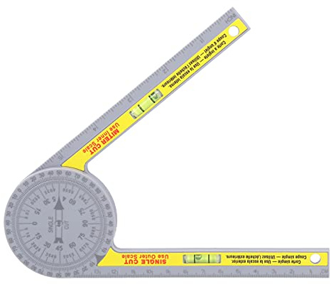 Mitre Saw Protractor Herramienta de guía de corte de medición de ángulo preciso para trabajar la carpintería