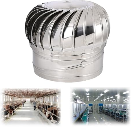 LWJSOCP Comignolo, Cappa di Scarico a Tetto Girevole, comignolo per Tutte Le Stagioni, comignolo Antipioggia, comignolo per Forniture domestiche Esterne, per Copertura di sfiato Isolante Esterna (di