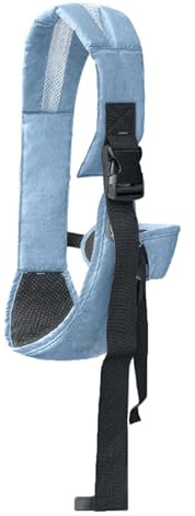 Guyode Faltbar Tragetuch Baby Neugeboren, Ganzjahres Koala Tragetuch, Mesh Babytrage Neugeborene ab Geburt, Atmungsaktiv Rookie Babytrage, für Neugeborene Horizontal von Angesicht (Blau)