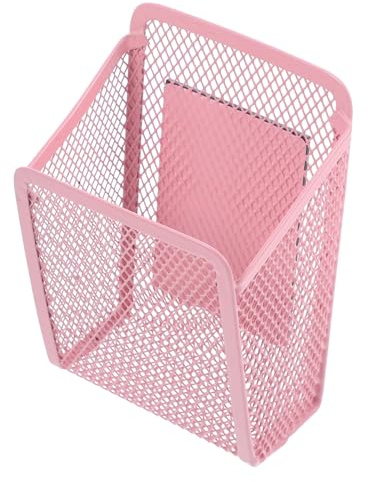 NOLITOY Magnetischer Stifthalter Whiteboard Stiftehalter Magnetisch Organizer Rosa für Marker Stifte Büro und Zuhause Platzsparend Praktisch Wiederverwendbar Metall Oberfläche