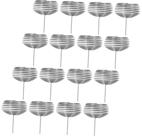 HOODANCOS 16 pezzi Porta Fertilizzante in Acciaio Inossidabile per Bonsai e Piante Succulente Contenitori Nutrienti Portatili per Vasi da Giardino Distribuzione Nutrienti Uniforme e Facile
