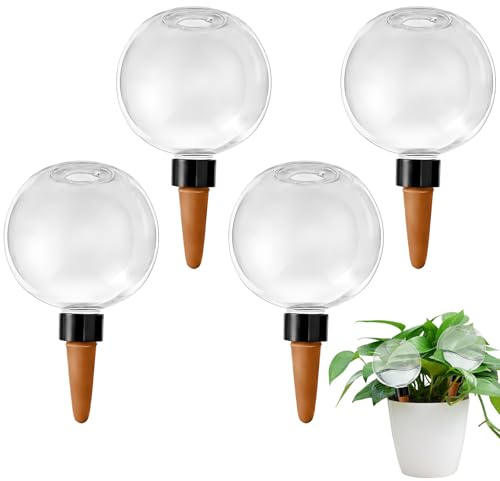 4 sfere di irrigazione per piante, irrigazione automatica delle piante, sfera di irrigazione auto-irrigazione, erogatore di acqua, piante per irrigazione automatica di stanze, balcone e piante da