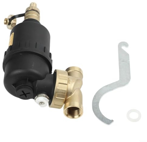 Magnetic Water Filter for Heating Systems with Gravity Assisted Particle Settling and Magnetic Wall Adhesion Design (DN20)