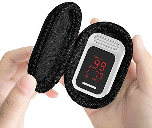 GKKXUE LED portátil Digital de Dedo oxímetro de Pulso de oxígeno en Sangre saturación de Seguimiento de Las Medidas de Salud (Color : A)