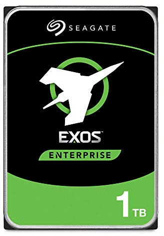 Seagate Exos, 1 TB, Unidad de Disco Duro Interna, HDD, 3,5 in, 6 GB/s, 7200 r.p.m, caché de 128 MB para Empresas, Centro de Datos (ST1000NM0045) (Reacondicionado)