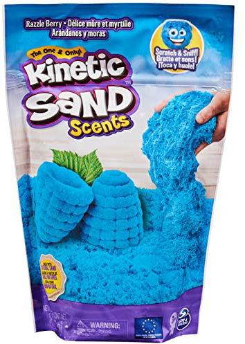 Kinetic Sand Scents, 8oz Blue Razzle Berry Scented, for Kids Aged 3 and up