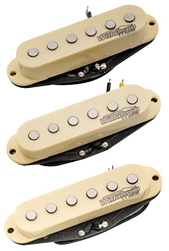 Wilkinson M-Serie Hight Output Alnico 5 Single Coil Pickup Set Creme | für Strat Style E-Gitarre