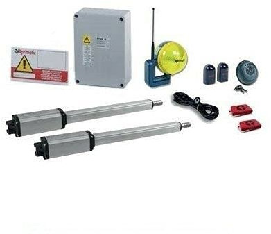 ECI ELETTROFORNITURE APRIMATIC ORIGINALE 41033/800 KIT AP 424 KIT PER CANCELLI A DUE ANTE BATTENTI PER USO RESIDENZIALE 24V