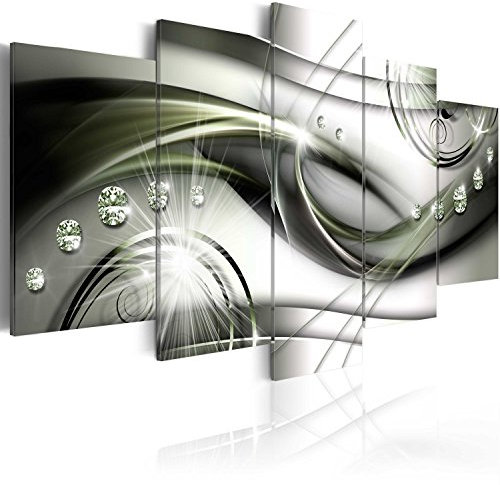 B&D XXL - Akustikbild 225x112 cm Bilder mit Akustikschaumstoff Hochleistungsschallabsorber Schallschutz Leinwandbild XXL 5 tlg Wandbild a-A-0174-b-o