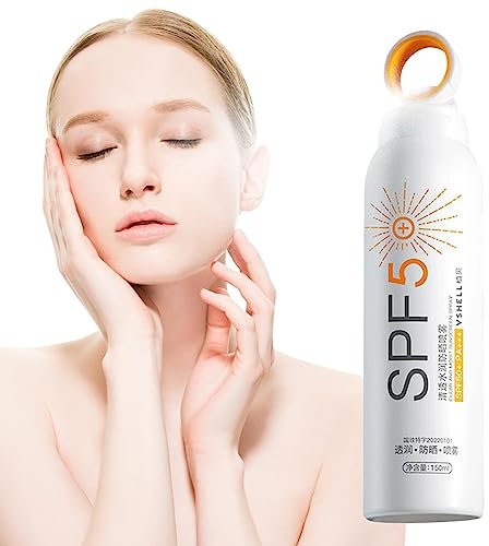 Spray solaire pour le visage, 150g Silky Hydrating Light SPF50+++ Brume Solaire, Sans paraben Reef Safe - hydratante ultra transparente pour le visage Idezek