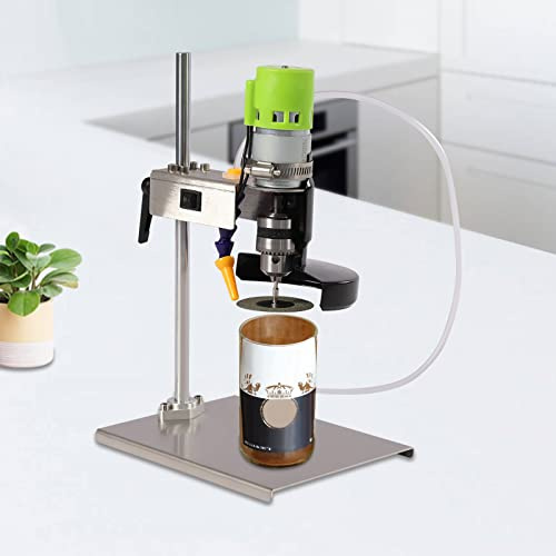Kaichenyt Elektrische Glasflaschenschneidemaschine, 150W Glasschneider für Flaschen Glasschneidemaschine 2000-6000r/min Schneidwerkzeug für Weinflaschen Seeglas DIY Blumentopf etc