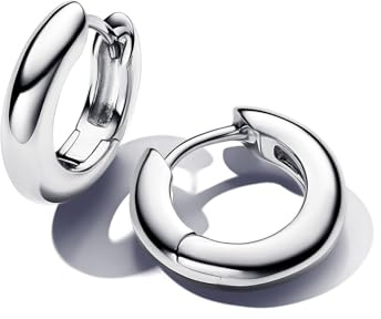 Pandora 293320C00 runde Reifen Ohrringe