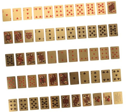 BCOATH Miniatur-Spielkarten Für Junge Mädchen Simulierte Karten Spielzeug Reisekartenspiele Kleine Karten Puppenhausspielzeug Wiederverwendbar Kompakt Filigran Zarte Farben Spielkartenspi