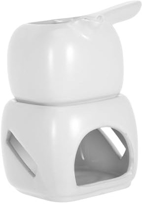 Compactly Aromatherapies Oil Burners Ceramic Fondue Pots For Rapid Chocolate Melting And Butter Warming Durability Build