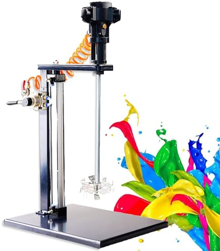Máquina automática de agitación de pintura, mezclador de aire neumático para líquidos viscosos, agitador de 5 galones para mezcla de tinta y productos químicos, dispersor de impulsor