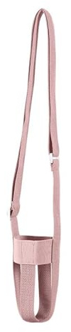 PIXZCSA Neopren Flaschenhülle, hochwertige, tragbare, isolierte Wasserkochertasche, verstellbarer Schultergurt, Kühltasche für 0,5 Liter Flaschen, Rosa