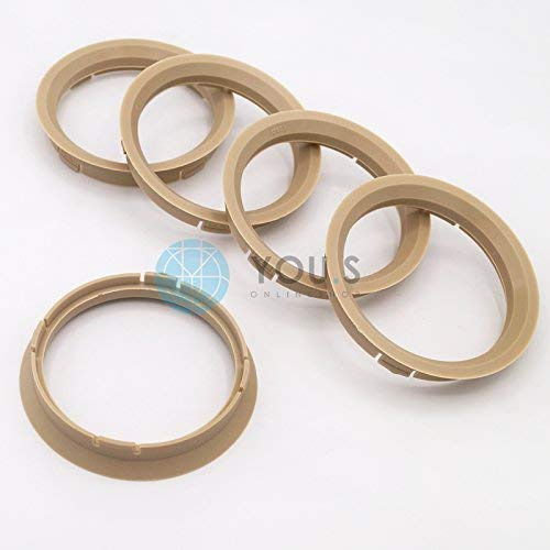 5 x ZENTRIERRINGE DISTANZRING für ALUFELGEN FZ26 74,1-67,1 mm CMS, DBV, Proline Wheels, Schmidt Revolution