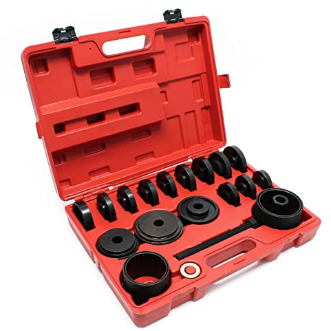 WilTec Outil de roulement 24 pièces 55–88 mm Extracteur de roulement pour Automobile avec Traction Avant