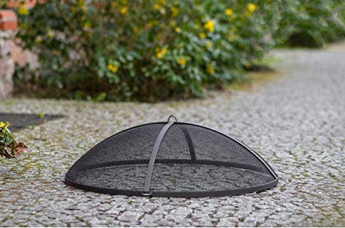 BlackOrange Funkenschutzhaube 79 cm Durchmesser aus Siebgewebe für Feuerschalen mit 80 cm Durchmesser - Ausführung: Hochwertige Pulverbeschichtung.