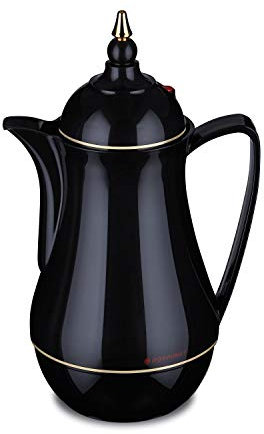 ROTPUNKT Verseuse isotherme 1 l – Cafetière de qualité supérieure fabriquée en Allemagne I Garde au chaud jusqu'à 24 heures I Verseuse pour café et thé (Sema 911, noir doré)