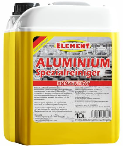 Element Detergente a ultrasuoni in alluminio, 10 litri, speciale concentrato