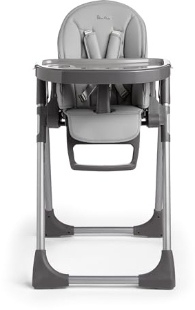 Silver Cross - Buffet Highchair - Baby Chair - Portable High Chair - Newborns to 3 years - Cool Grey