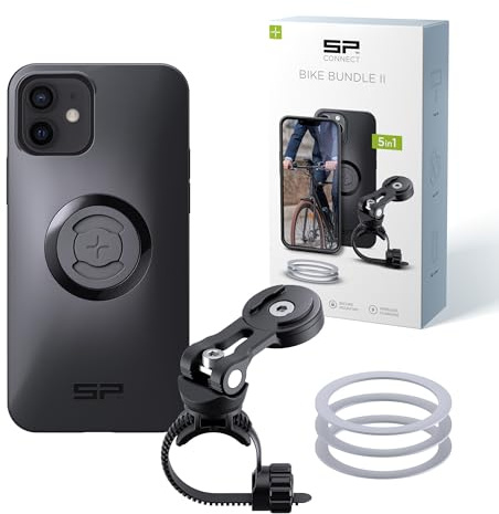 SP CONNECT Bike Bundle II | SPC+ | kompatibel mit iPhone 12 Pro/12 | Handyhalter für Fahrradlenker | Mountainbike Rennrad Handy Halterung
