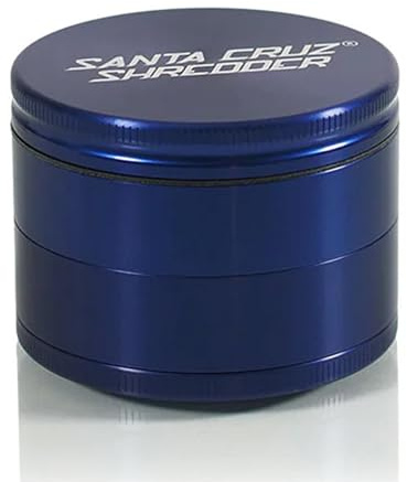 Santa Cruz Shredder Gewürzmühle aus Metall, hergestellt in den USA, groß (6,9 cm), Blau)