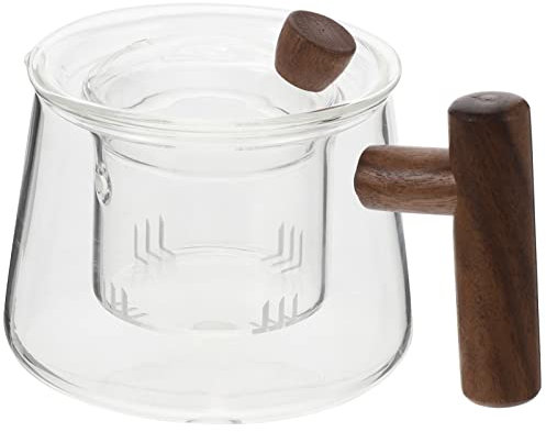 Théière séparée Bouilloire à thé sifflante Théière domestique Théière japonaise avec cuisinière à infuseur Bouilloire à eau Théière en verre Théière transparente en vrac Théière à la maison Cuisini