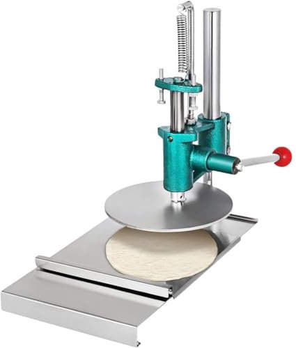 SAWEEZ Haushalts-Teigausrollmaschine aus Edelstahl, manuelle Teigausrollmaschine aus Edelstahl, Nudelmaschine, Teigroller, Teigausrollmaschine, Nudelmaschine, für Pizza, Tortilla, Teig