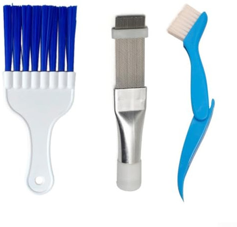 Oniissy 3Pcs/Set Condenser Cleaning Comb, Slat Comb for Heat Pump Dryer, Air Conditioning Comb, Air Conditioning Slats Comb, Air Conditioning Condenser Fin Comb, Air Conditioning Fin Cleaner