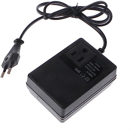 200W AC 220V a 110V Reducir Transformador Convertir Travel Power Adaptador de Enchufe de la UE