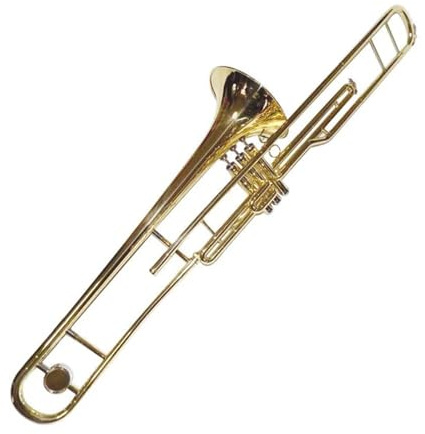 trombón profesional Pistón Sib Cuproníquel Con Trombón Niquelado Cuerpo De Latón Amarillo Acabado Lacado Con Estuche