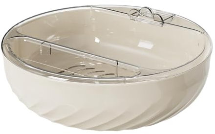 Snackschale mit Handyhalter, abnehmbarer Obstteller, Snackschalen mit Handyhalter, Snackbehälter, Nuss-Schale, Snack-Servierschale für Wohnzimmer