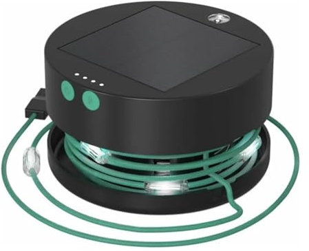 Solarreplampor, Soldrivna USB -laddningsbara LED -stränglampor, Hög Ljusstyrka LED -vattentät Campinglampa för Utanför Festträdgårdsdekoration