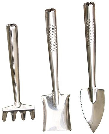 FONDOTIN 1ensemble Mini Ensemble De Jardinage Acier Outils pour Petits pour Plantes Et Activités Extérieures