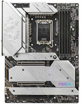 QWEOWW Scheda Madre Fit for MSI MPG Z690 Force WiFi Intel Z690 LGA 1700 DDR5 128 GB PCIe 5.0 5xM.2 ATX Supporta CPU i5-13400 i9-14900K i7-14700K