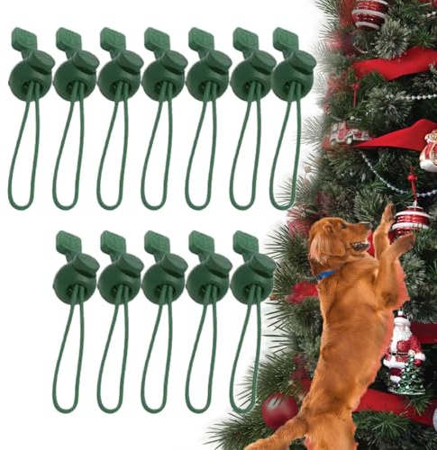 Ganci di Natale, clip regolabili, ganci ornamentali per alberi di Natale, per ghirlande, ghirlande, finestre, porte d'ingresso, mantello, patio, decorazione da parete