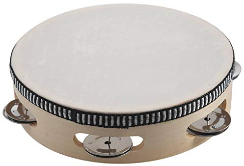 Buhdjfnke 7 Musikalische Tamburin Tamburin Trommel Runde Percussion Geschenk für KTV Party