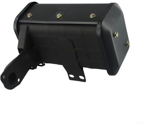 Silenciador de escape para generador 186F, silenciador de aleación de aluminio compatible con motor diésel refrigerado por aire 170F 178F 186F/188F 192F para cultivador (186F/188F)