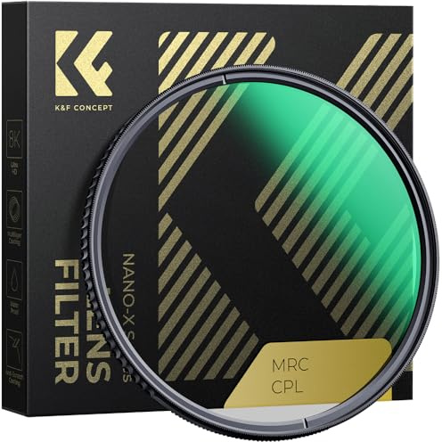 K&F Concept Nano X-Serie Polfilter 43mm CPL Filter Polarisationsfilter MRC mit 28x vergütet