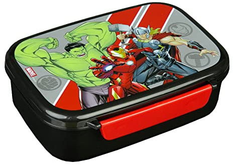 Scooli AVFR9903 Avengers Lunch Box, Plastic, Gray