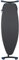 Duwee Extra Large Ironing Board with Wheels, Extra Wide Ironing Board for Steam Generator Irons, Heavy Duty and Foldable Legs, 10 mm Felt Pad, Black, 135 x 46 cm