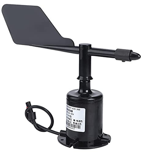 360-Grad-Windsender Tranucer Windgeschwindigkeits-Anemometer-Instrumente für Umgebungswetter 0-3 V (5 V Leistung, Multifunktionales Zubehör für den Heimgebrauch (0-10V (360°)